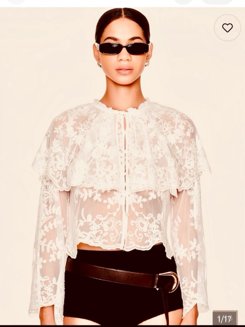 TREND NEW ! HOUSE OF HARLOW LACE BLOUSE 
🚨FIRM PRICE NO DISCOUNT ON THIS BLOUSE - Picture 3 of 16
